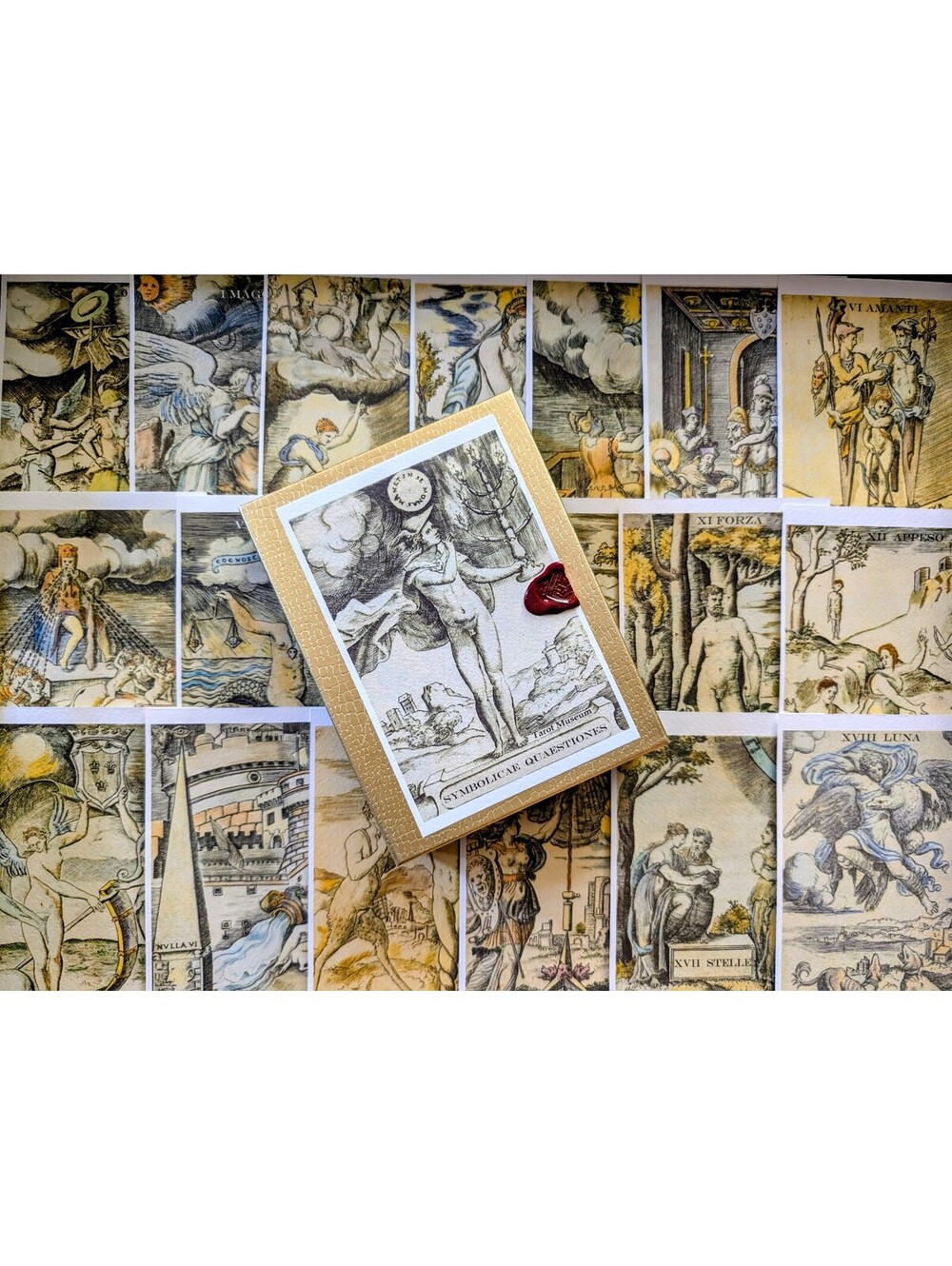 Rare Signed OOP VTG Symbolicae Quaestiones Tarot Morena Poltroon 15/200